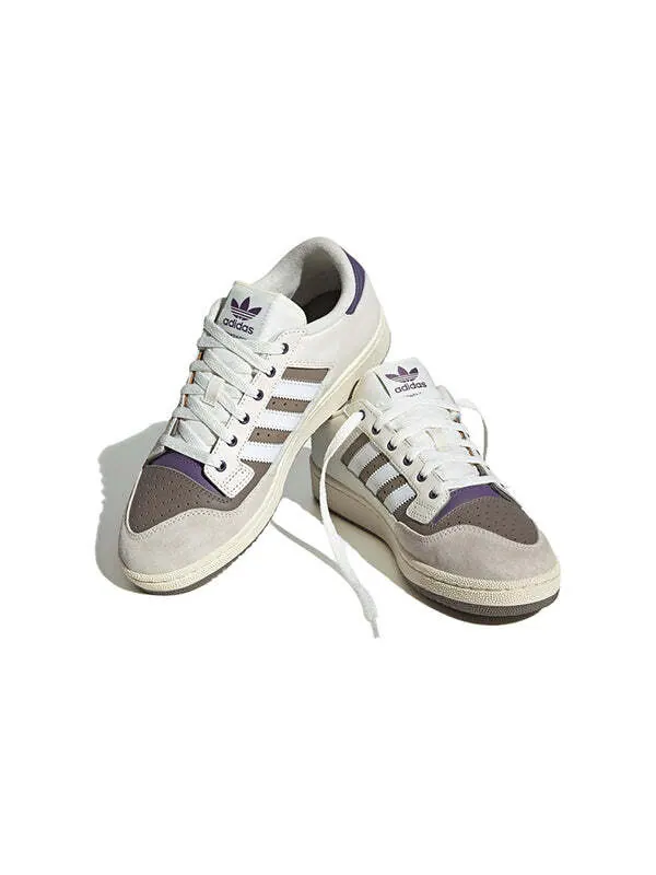 Кроссовки оригиналы centennial 85 низкие Adidas — изображение 3 из 4, белый/фиолетовый/серый