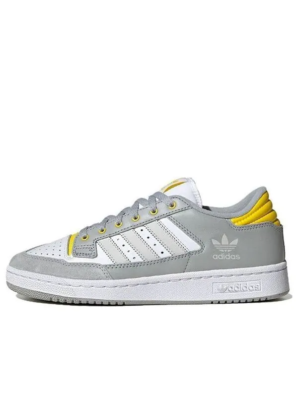 Кроссовки оригиналы centennial 85 низкие Adidas — изображение 1 из 4, серый/желтый