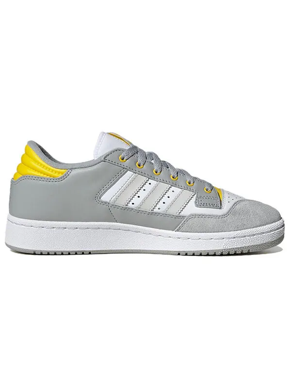 Кроссовки оригиналы centennial 85 низкие Adidas — изображение 2 из 4, серый/желтый