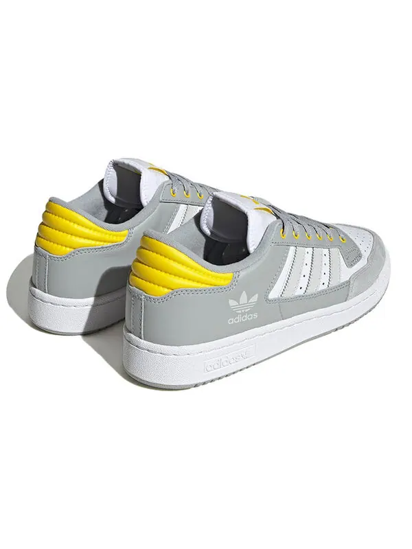 Кроссовки оригиналы centennial 85 низкие Adidas — изображение 4 из 4, серый/желтый
