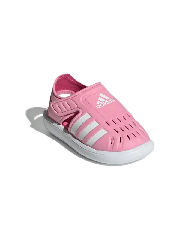 Кроссовки с закрытым носком летние водные сандалии Adidas — изображение 3 из 4, розовый/белый