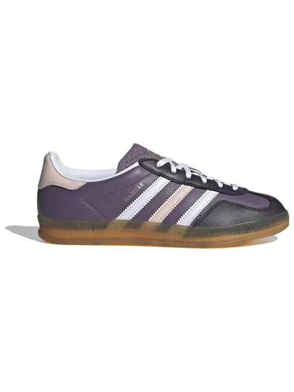 Кроссовки газель для помещений Adidas — изображение 3 из 4, фиолетовый/белый