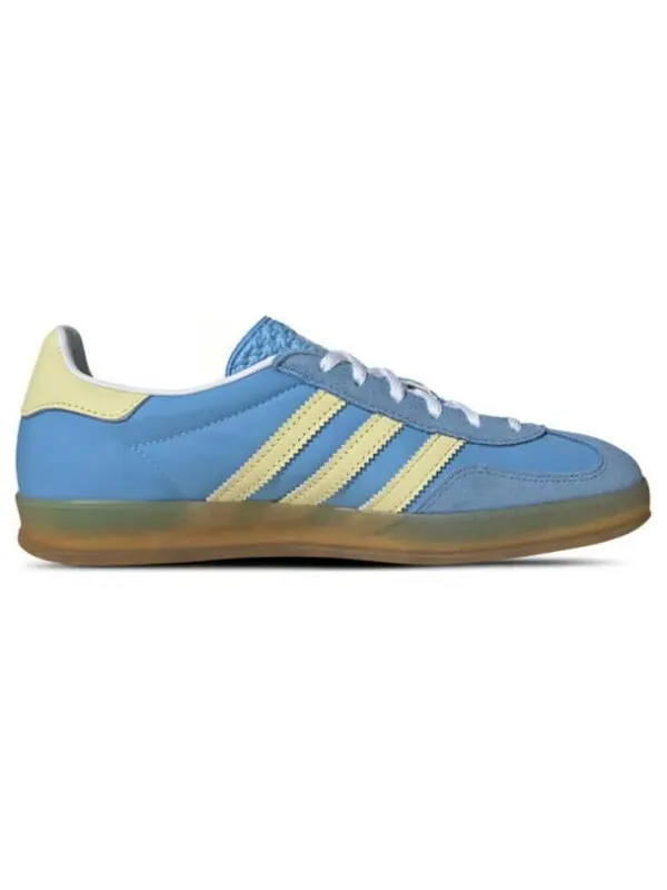 Кроссовки газель для помещений Adidas — изображение 2 из 4, синий/желтый/белый
