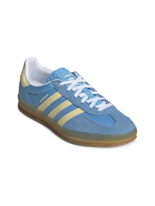 Кроссовки газель для помещений Adidas — изображение 3 из 4, синий/желтый/белый