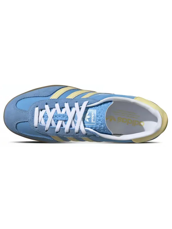Кроссовки газель для помещений Adidas — изображение 4 из 4, синий/желтый/белый