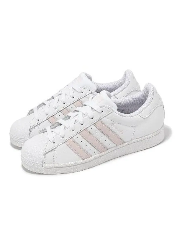 Кроссовки суперзвезда Adidas — изображение 1 из 3, белый/розовый