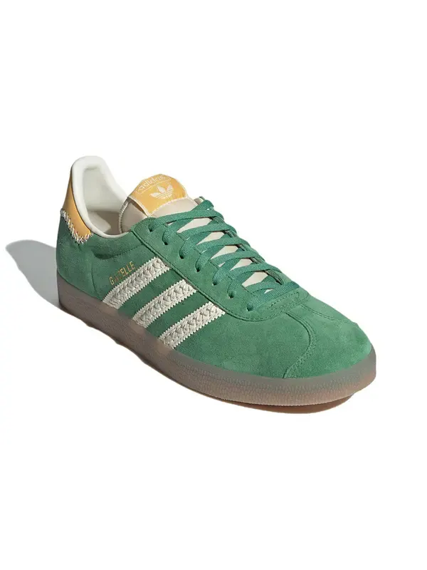 Кроссовки газель Adidas — изображение 3 из 4, зеленый/желтый/белый