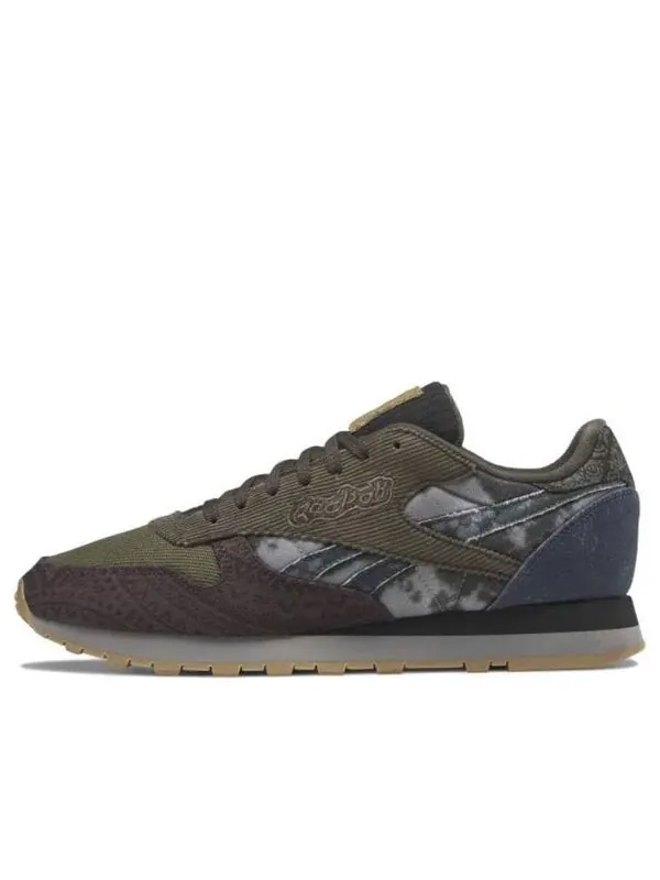 Кроссовки classic leather 'recreational activities' Reebok — изображение 1 из 4, индиго