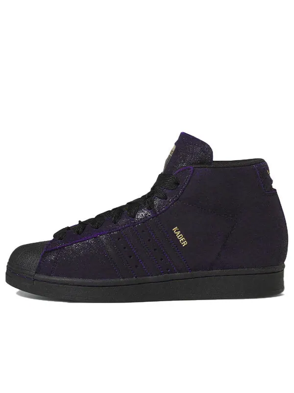 Кроссовки pro model adv x kader Adidas — изображение 1 из 4, черный/золотистый