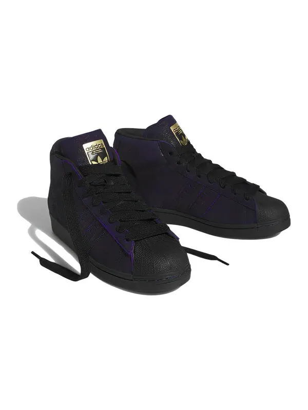Кроссовки pro model adv x kader Adidas — изображение 2 из 4, черный/золотистый