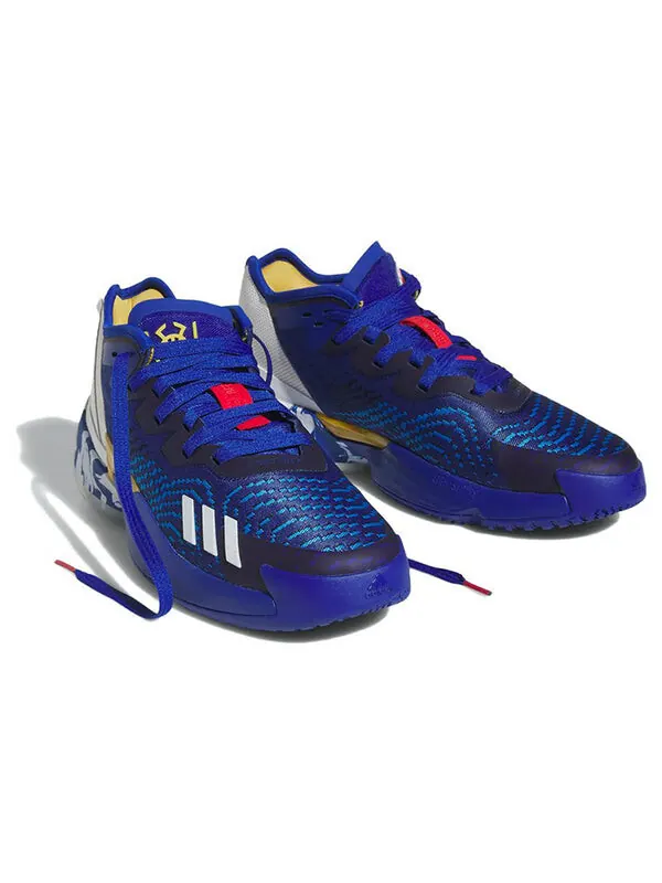 Кроссовки d.o.n issue 4 'mcdonald's all-american' Adidas — изображение 3 из 4, синий/белый/темно-синий