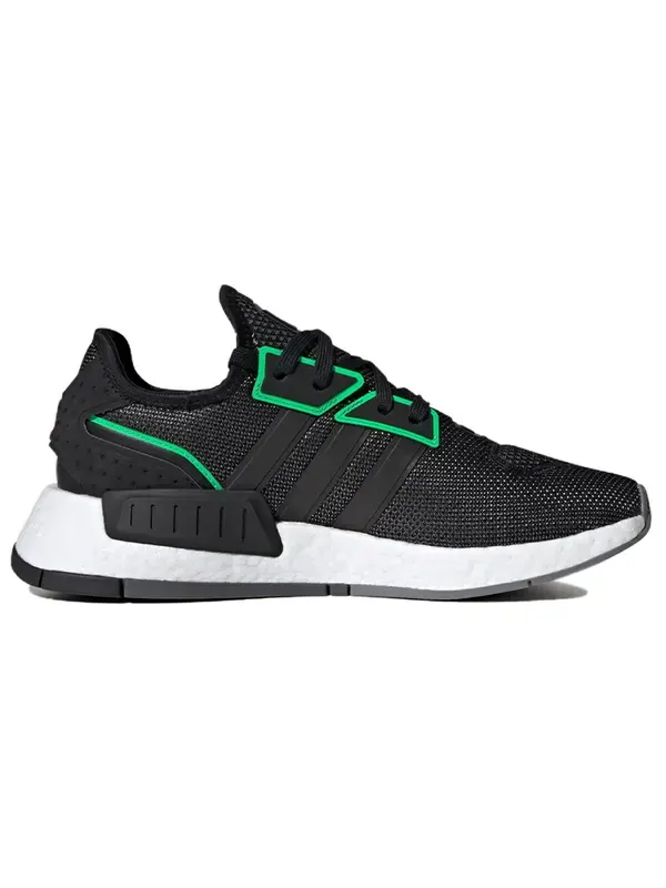 Кроссовки nmd_g1 'black green' Adidas — изображение 2 из 4, черный/серый/белый