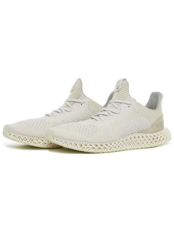 Кроссовки ультра 4d solebox shoes Adidas — изображение 3 из 4, кремовый белый//серый