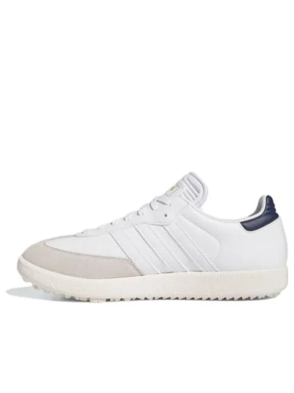 Кроссовки adidas Samba Spikeless Golf 'White Collegiate Navy' — изображение 1 из 4, белый/темно-синий/белый