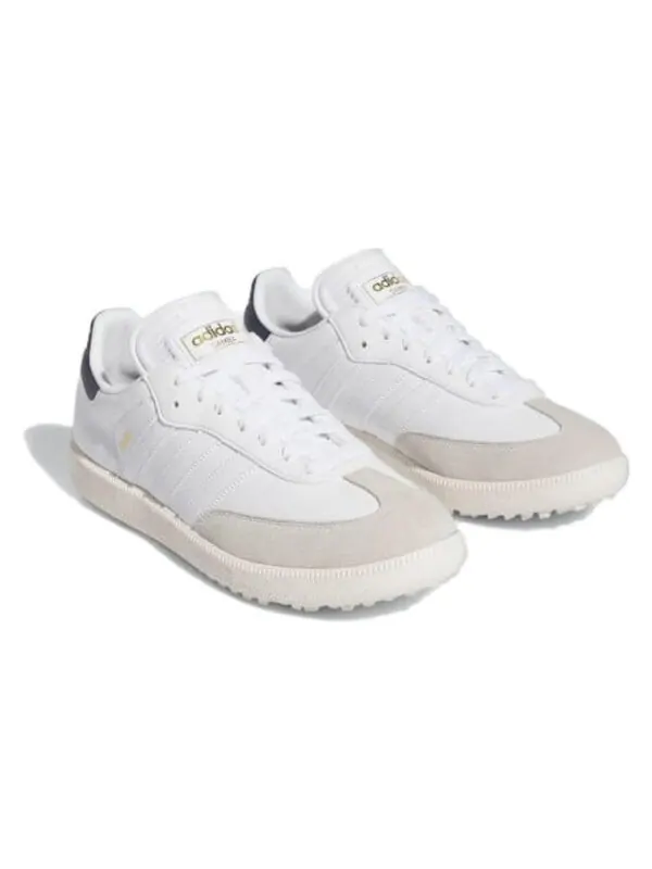 Кроссовки adidas Samba Spikeless Golf 'White Collegiate Navy' — изображение 3 из 4, белый/темно-синий/белый