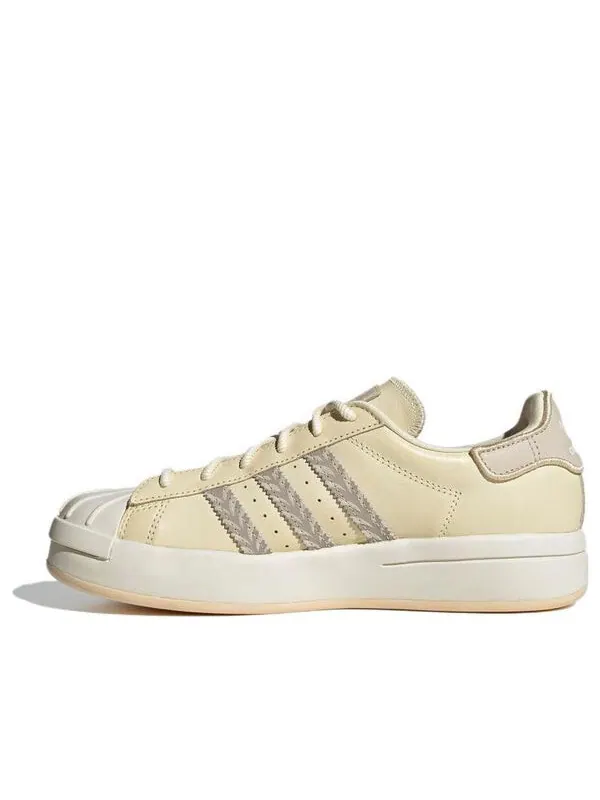 Кроссовки оригинальные суперзвезда ayoon shoes Adidas — изображение 1 из 4, бежевый/белый/серый