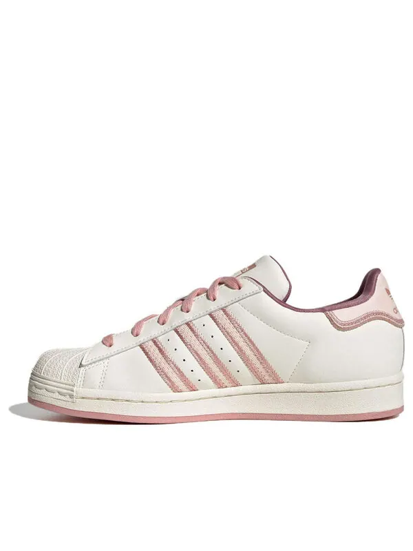 Кроссовки оригиналы суперзвезды кроссовки Adidas — изображение 1 из 4, кремовый белый/розовый