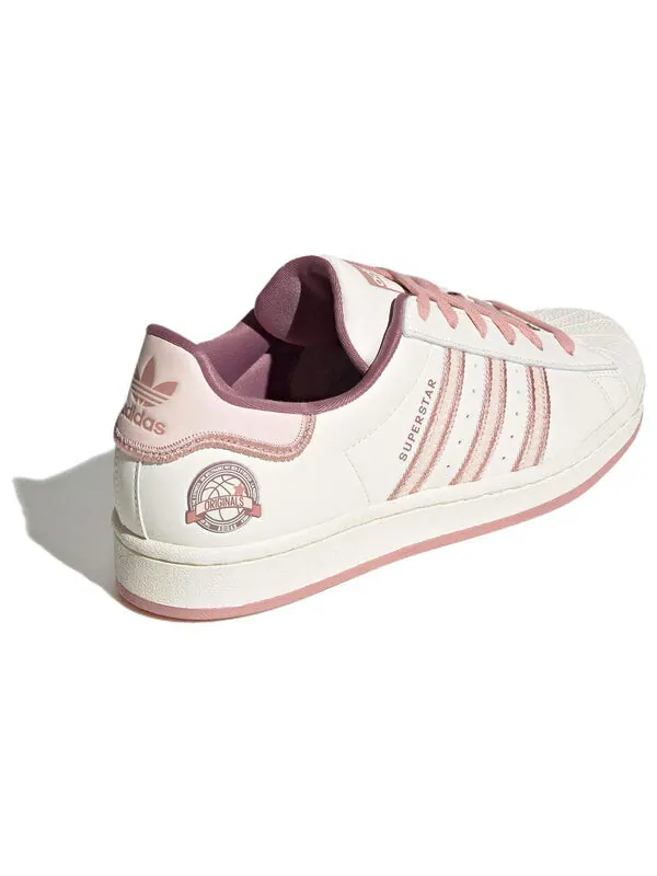 Кроссовки оригиналы суперзвезды кроссовки Adidas — изображение 4 из 4, кремовый белый/розовый