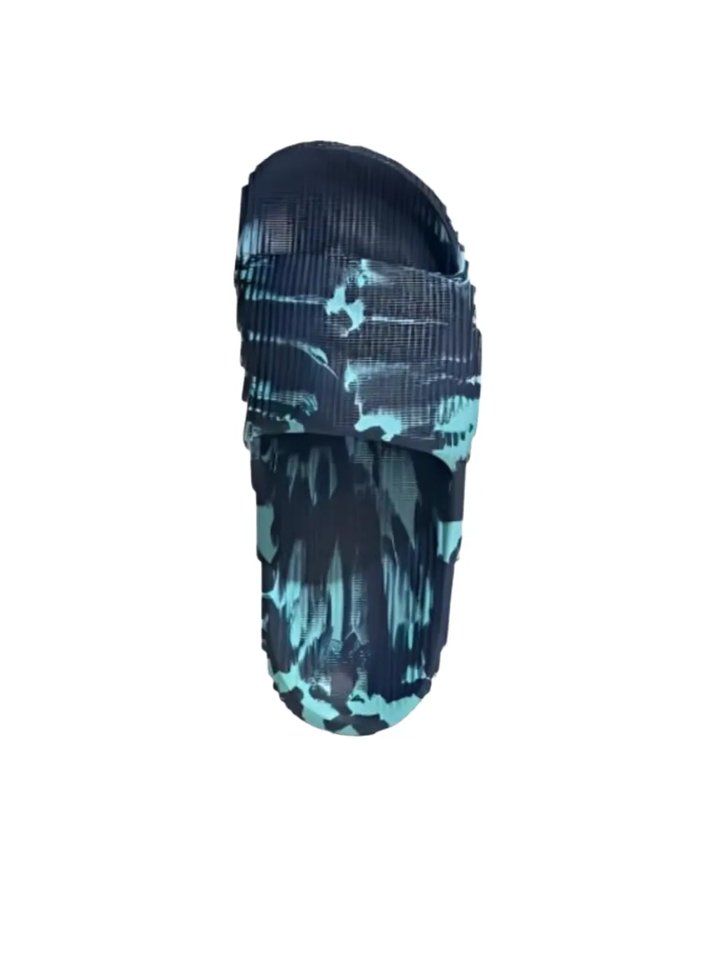 (WMNS) Adidas Adilette 22 Slides 'Night Indigo Easy Mint Cloud White' — изображение 4 из 5, индиго//белый