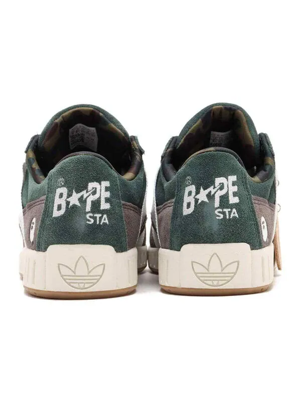 Кроссовки xa bathing ape lwst Adidas — изображение 4 из 4, зеленый/белый/черный