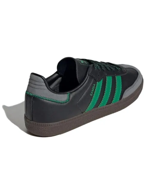 Кроссовки самба ог Adidas — изображение 2 из 4, зеленый/черный