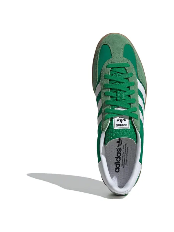 Кроссовки газель для помещений Adidas — изображение 4 из 4, зеленый