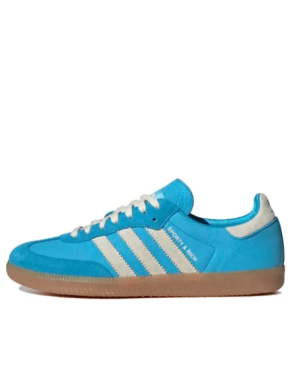 Кроссовки x sporty & rich samba og Adidas — изображение 1 из 4, синий/кремовый белый