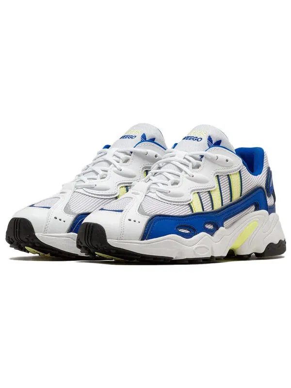 Кроссовки ozweego og Adidas — изображение 2 из 4, белый/желтый/синий