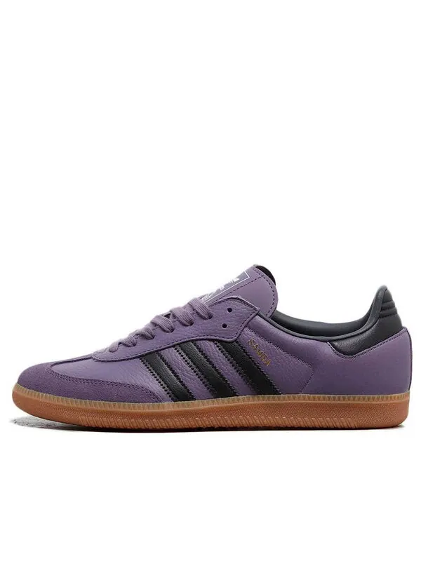 Кроссовки самба ог Adidas — изображение 1 из 4, фиолетовый//белый