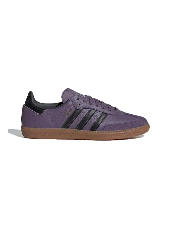 Кроссовки самба ог Adidas — изображение 2 из 4, фиолетовый//белый