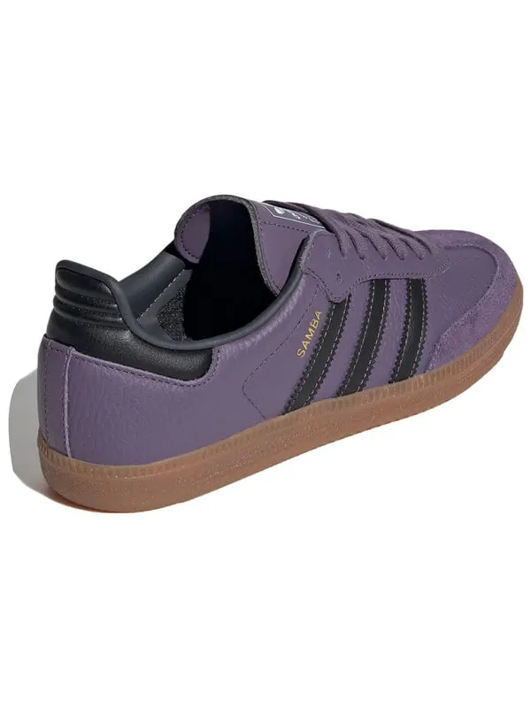 Кроссовки самба ог Adidas — изображение 4 из 4, фиолетовый//белый
