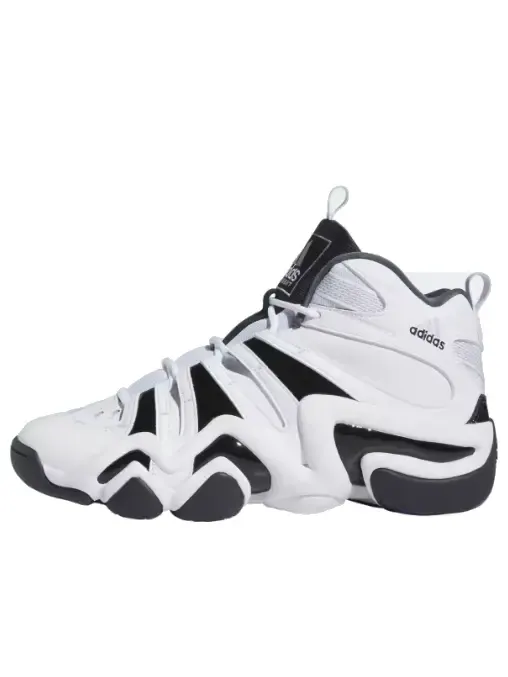 Кроссовки 8 Adidas Crazy — изображение 1 из 4, белый/черный/фиолетовый