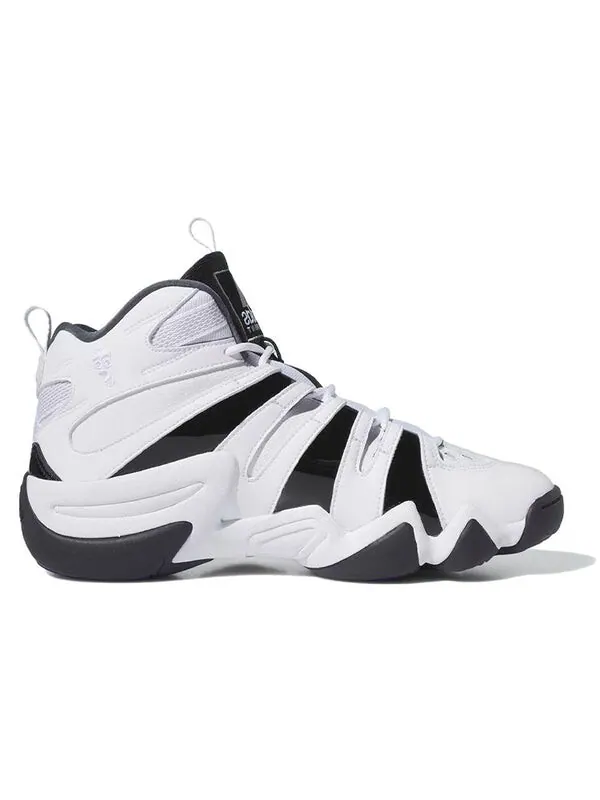 Кроссовки 8 Adidas Crazy — изображение 2 из 4, белый/черный/фиолетовый
