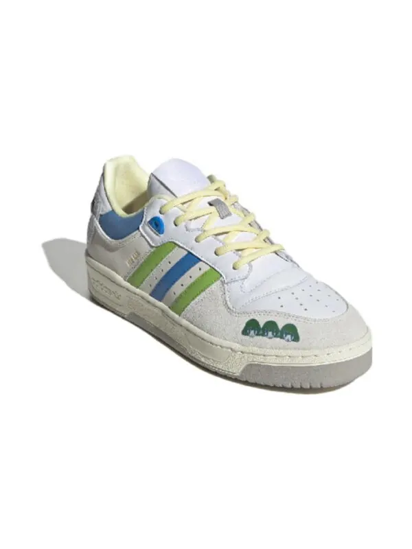 Кроссовки оригиналы rivalry 86 низкие Adidas — изображение 2 из 4, белый/зеленый/синий