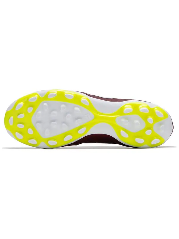 Кроссовки copa pure 2 league 2g 3g ag 'burgundy white' Adidas — изображение 4 из 4, бордовый/белый/желтый