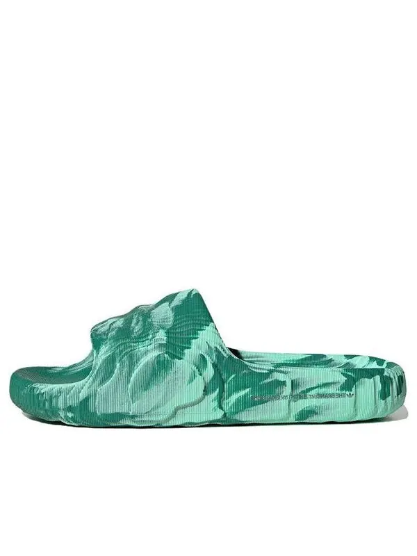 Тапочки originals adilette 22 'court green pulse mint' Adidas — изображение 1 из 4, зеленый