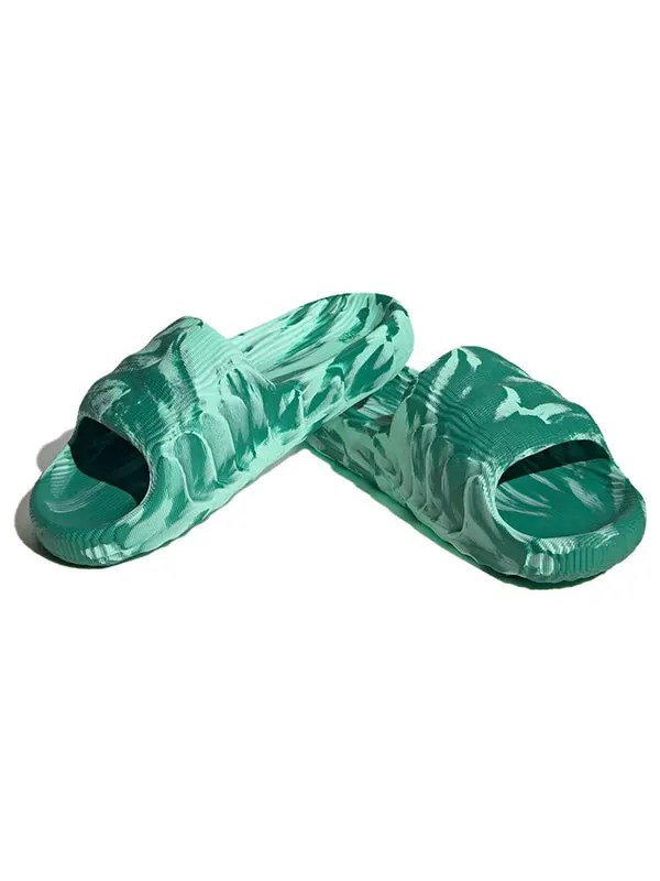 Тапочки originals adilette 22 'court green pulse mint' Adidas — изображение 4 из 4, зеленый
