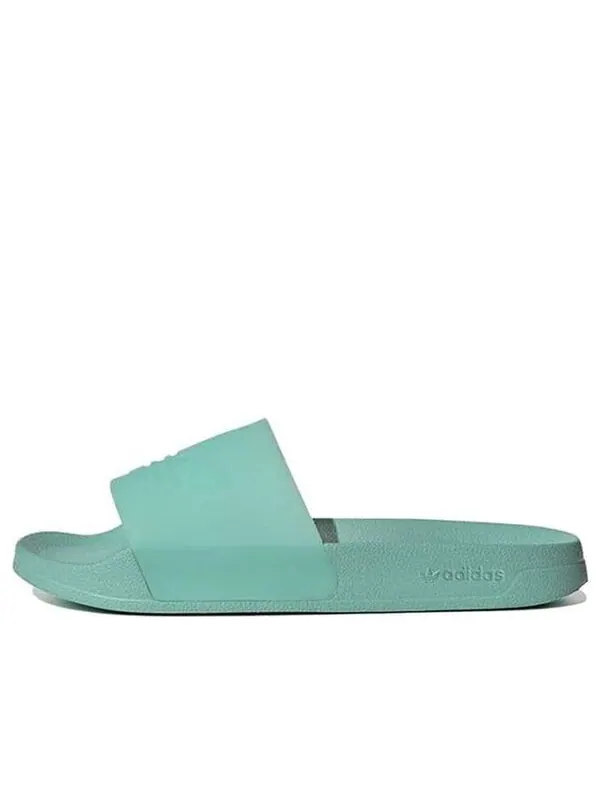 Тапочки оригиналы adilette lite slides Adidas — изображение 1 из 4, зеленый