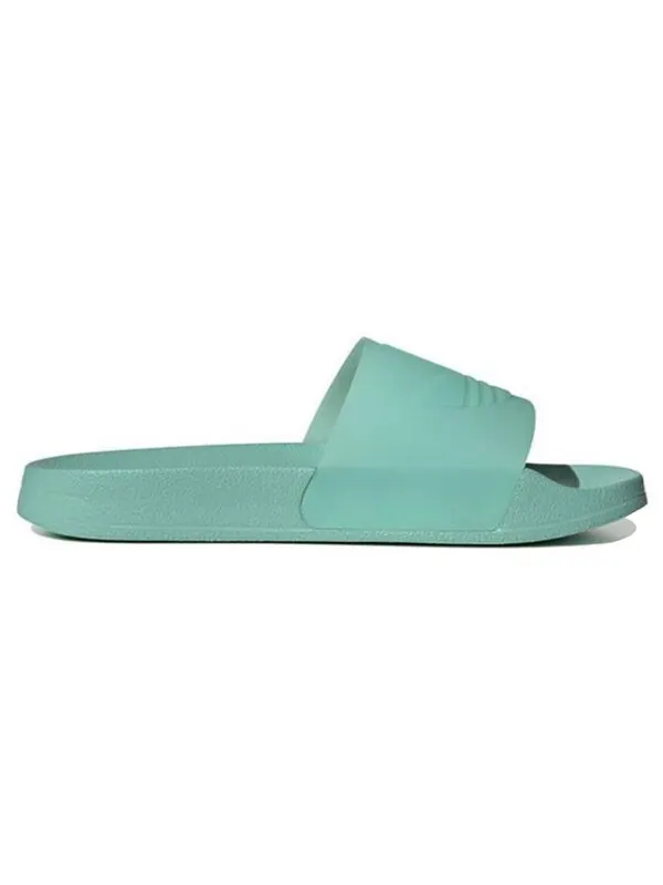 Тапочки оригиналы adilette lite slides Adidas — изображение 2 из 4, зеленый