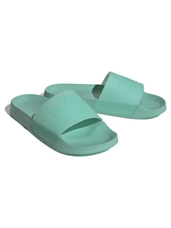 Тапочки оригиналы adilette lite slides Adidas — изображение 3 из 4, зеленый