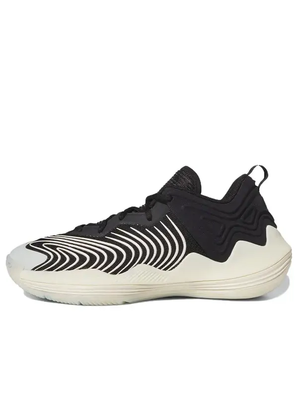 Кроссовки x derrick rose son of chi low Adidas — изображение 1 из 4, черный/белый/бежевый