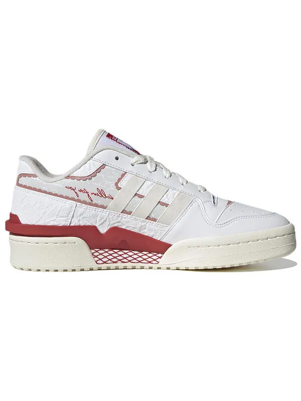 Кроссовки оригиналы форум экспонат низкий 2 Adidas — изображение 2 из 4, белый/красный