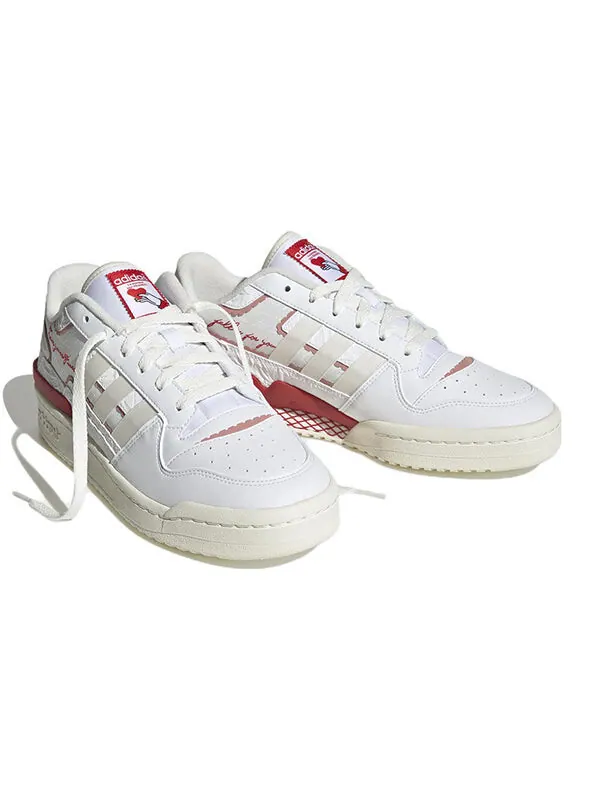 Кроссовки оригиналы форум экспонат низкий 2 Adidas — изображение 3 из 4, белый/красный