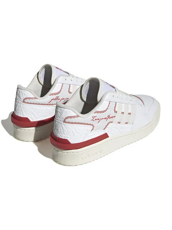 Кроссовки оригиналы форум экспонат низкий 2 Adidas — изображение 4 из 4, белый/красный