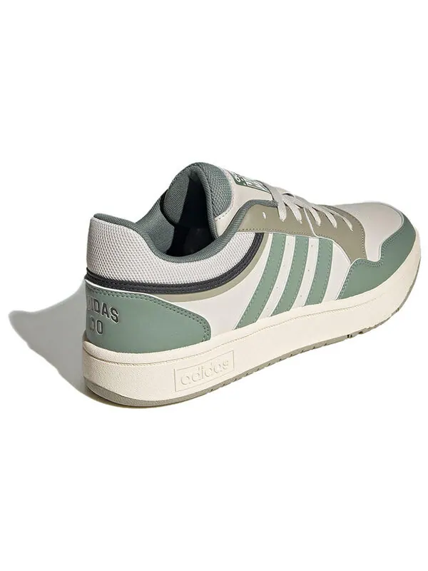 Кроссовки neo hoops 3.0 shoes Adidas — изображение 4 из 4, кремовый белый/зеленый