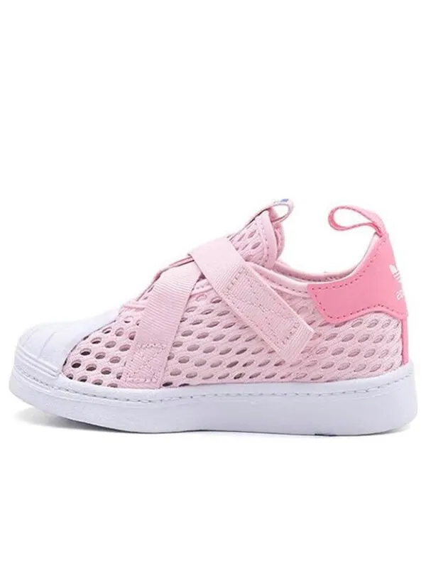 Кроссовки оригинальные superstar 360 cf Adidas — изображение 1 из 4, розовый/белый