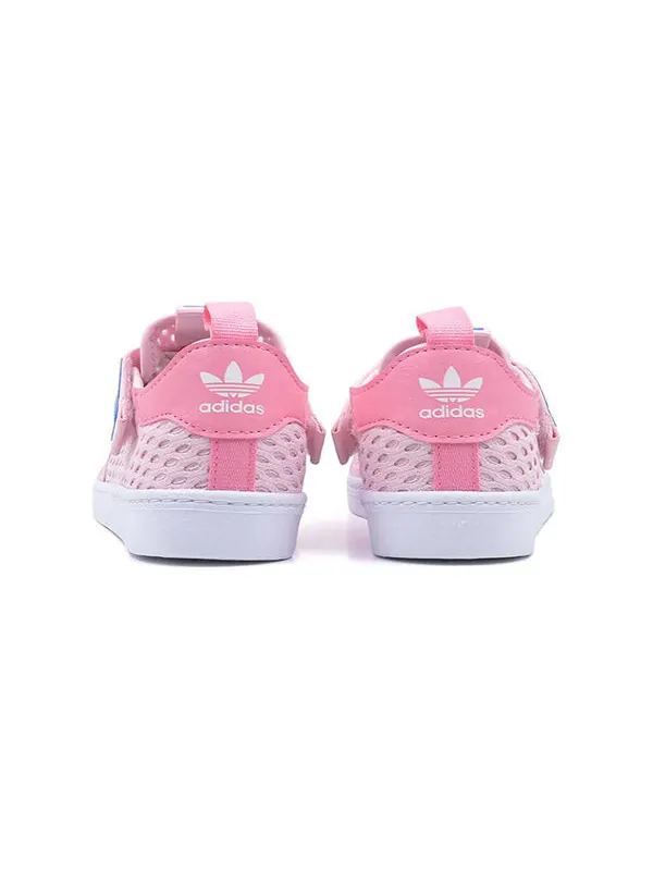 Кроссовки оригинальные superstar 360 cf Adidas — изображение 3 из 4, розовый/белый