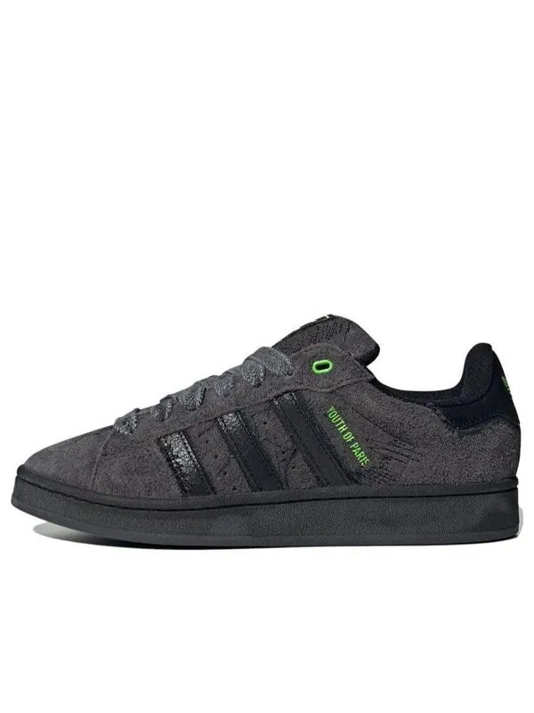 Кроссовки x youth of paris campus 00s 'carbon solar green' Adidas — изображение 1 из 4, зеленый/черный
