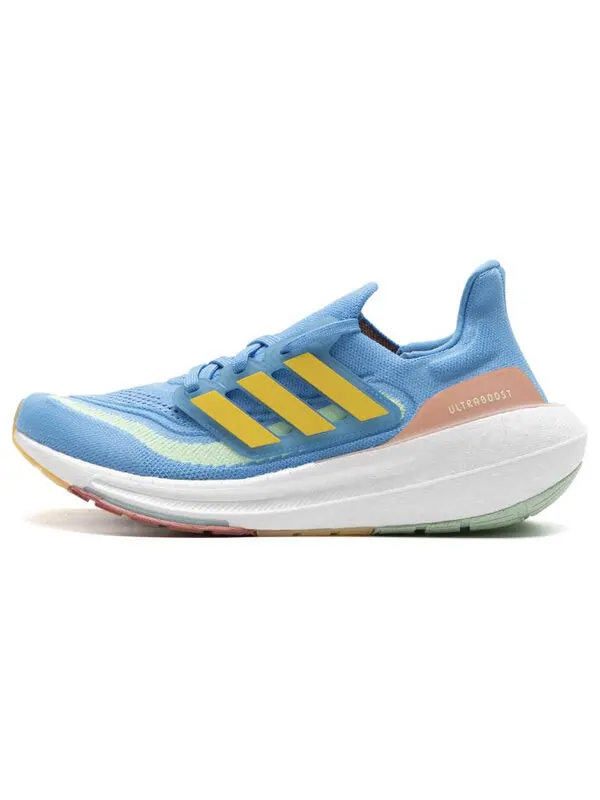 Кроссовки ультрабуст лайт Adidas — изображение 2 из 4, синий/желтый/зеленый