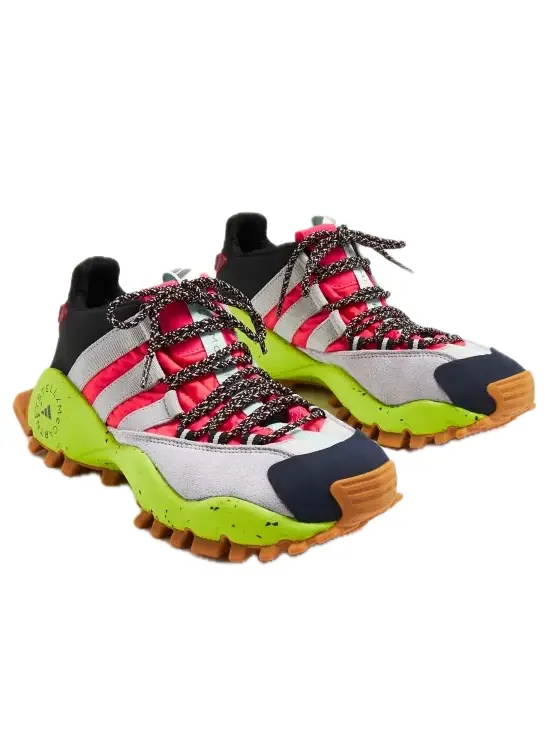 Кроссовки adidas Seeulater By Stella Mccartney 'Super Pink Clear Onix Semi Solar Slime' — изображение 1 из 4, розовый